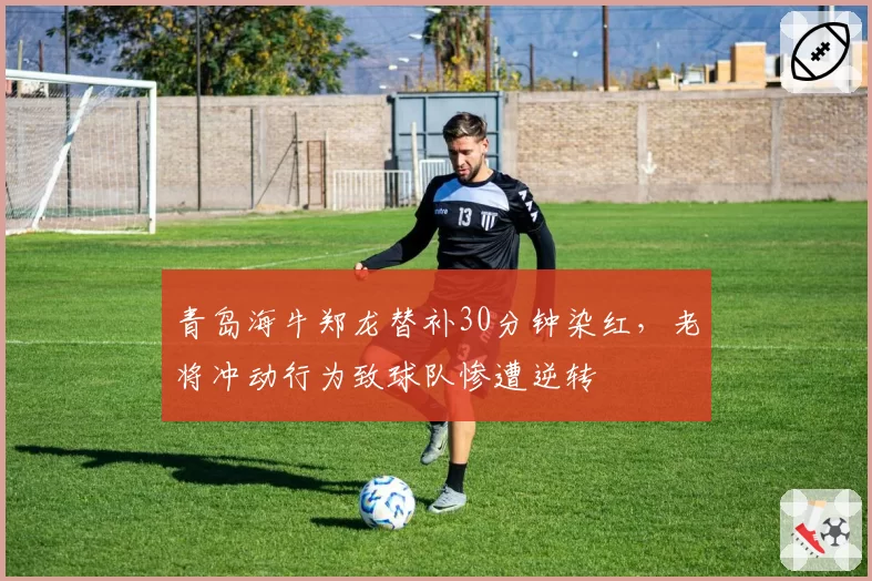 青岛海牛郑龙替补30分钟染红,老将冲动行为致球队惨遭逆转